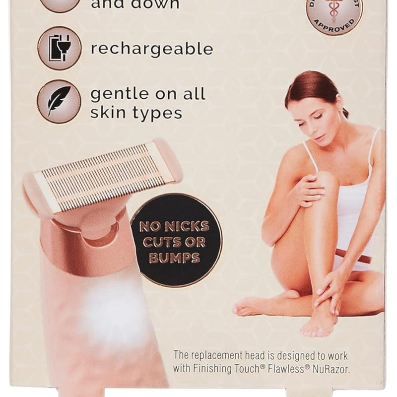 Finishing Touch Flawless Nu Razor Replacement Blade, Rose Gold - Image 4